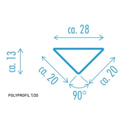 Polyprofile Tropfleisten