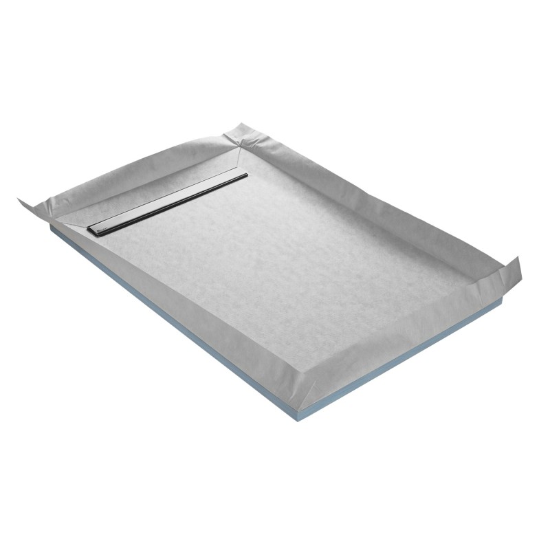 Shower Underlay / Duschtasse - 4 Seiten Gefälle mit Linienablauf