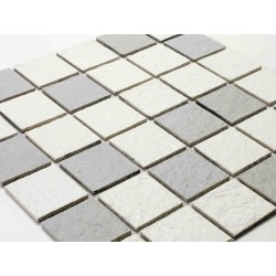 Stone imitation resin mosaic 100 x 50 cm - 5 x 5 cm