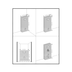 Toiletten-Vorbau Elemente